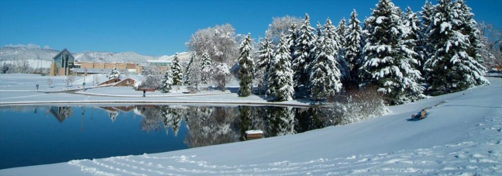 A Fort Collins Lake In Winter