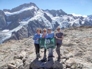Four CSU students in New Zealand