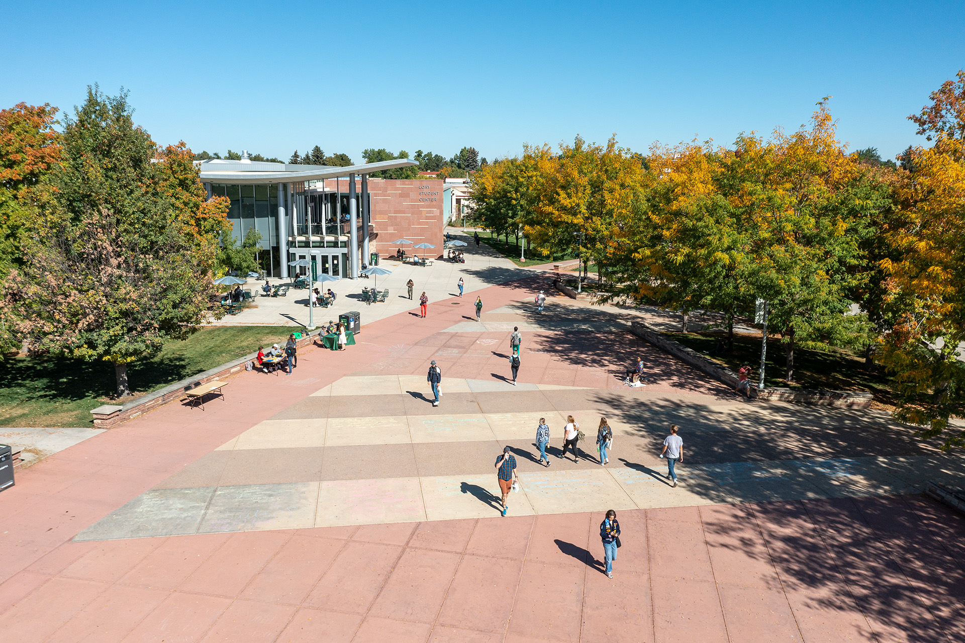 CSU campus in the fall season