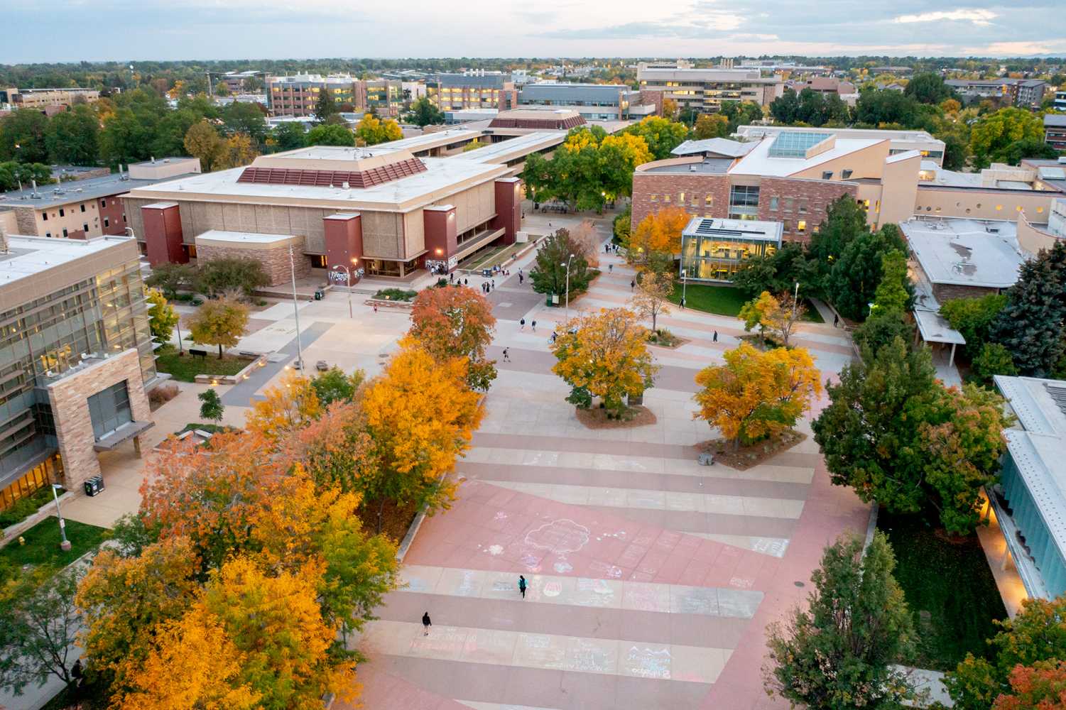 Colorado state University aerial shot - Learn about our International Scholarships